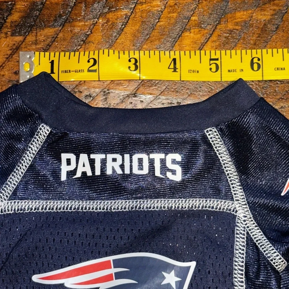 NEW Little Earth Patriots Navy Blue Dog Jersey Sz Small